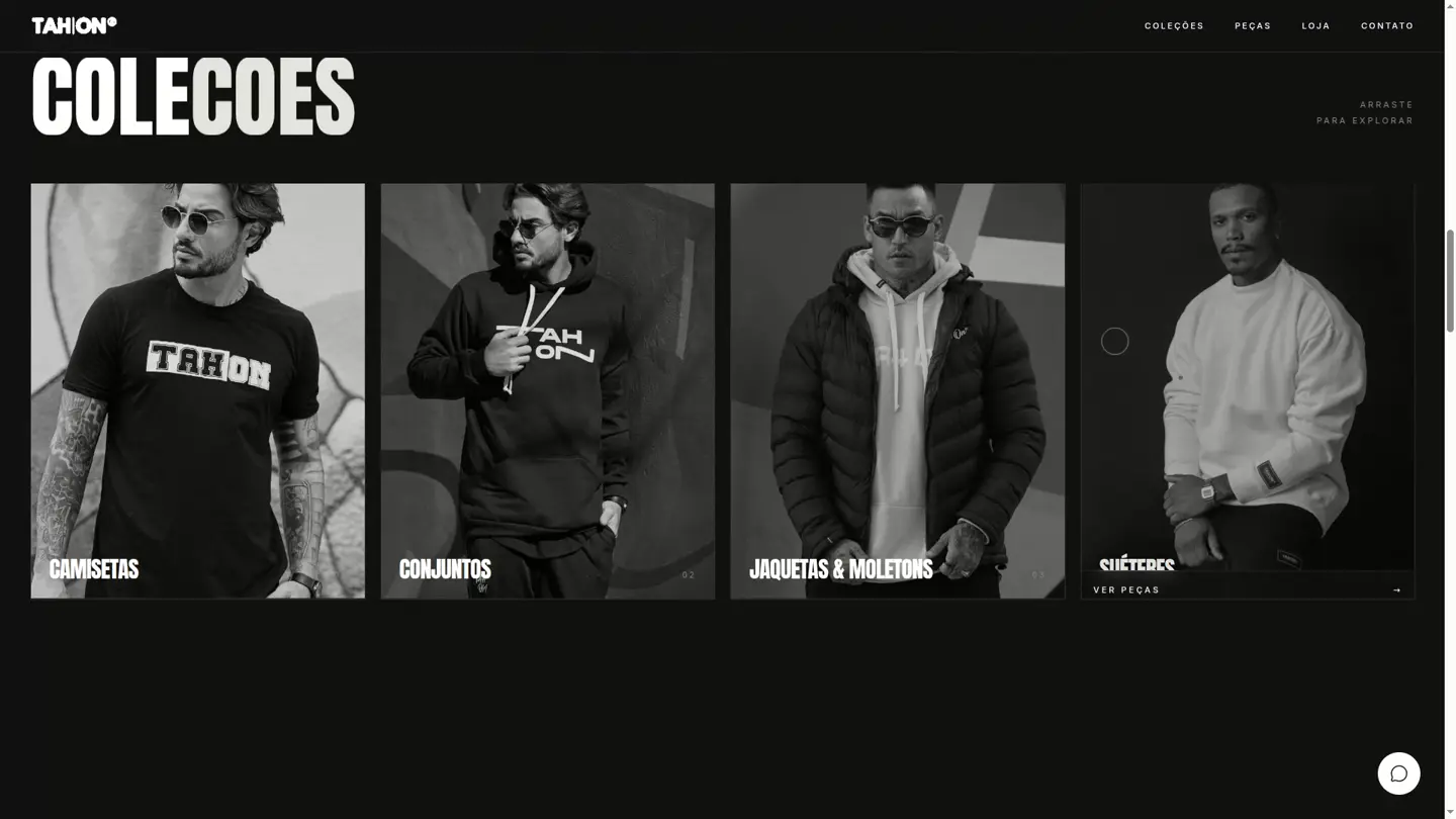 Tela 2 do site TAH ON
